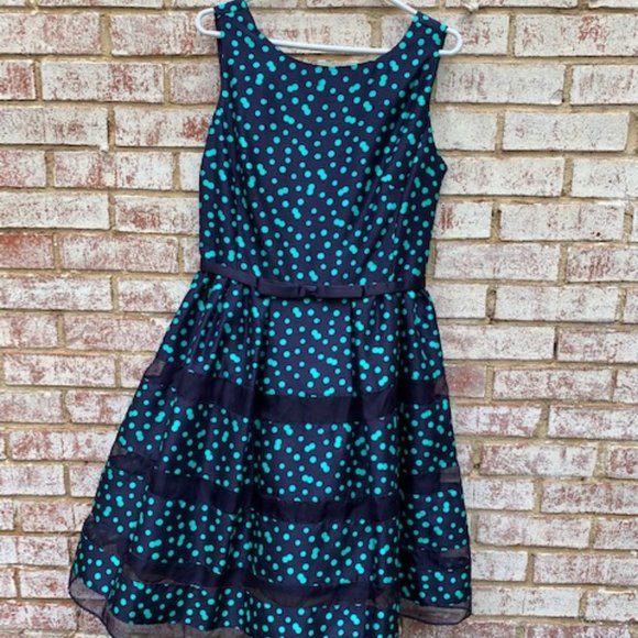 Taylor polka dot dress size 10 - Picture 1 of 8